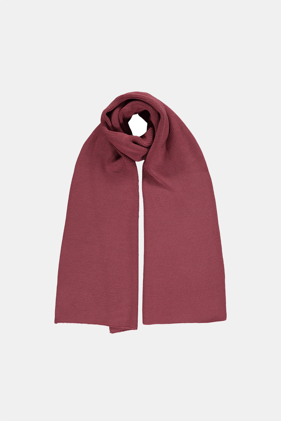 AQVAROSSA Sale ribbed scarf alpaca coral colour