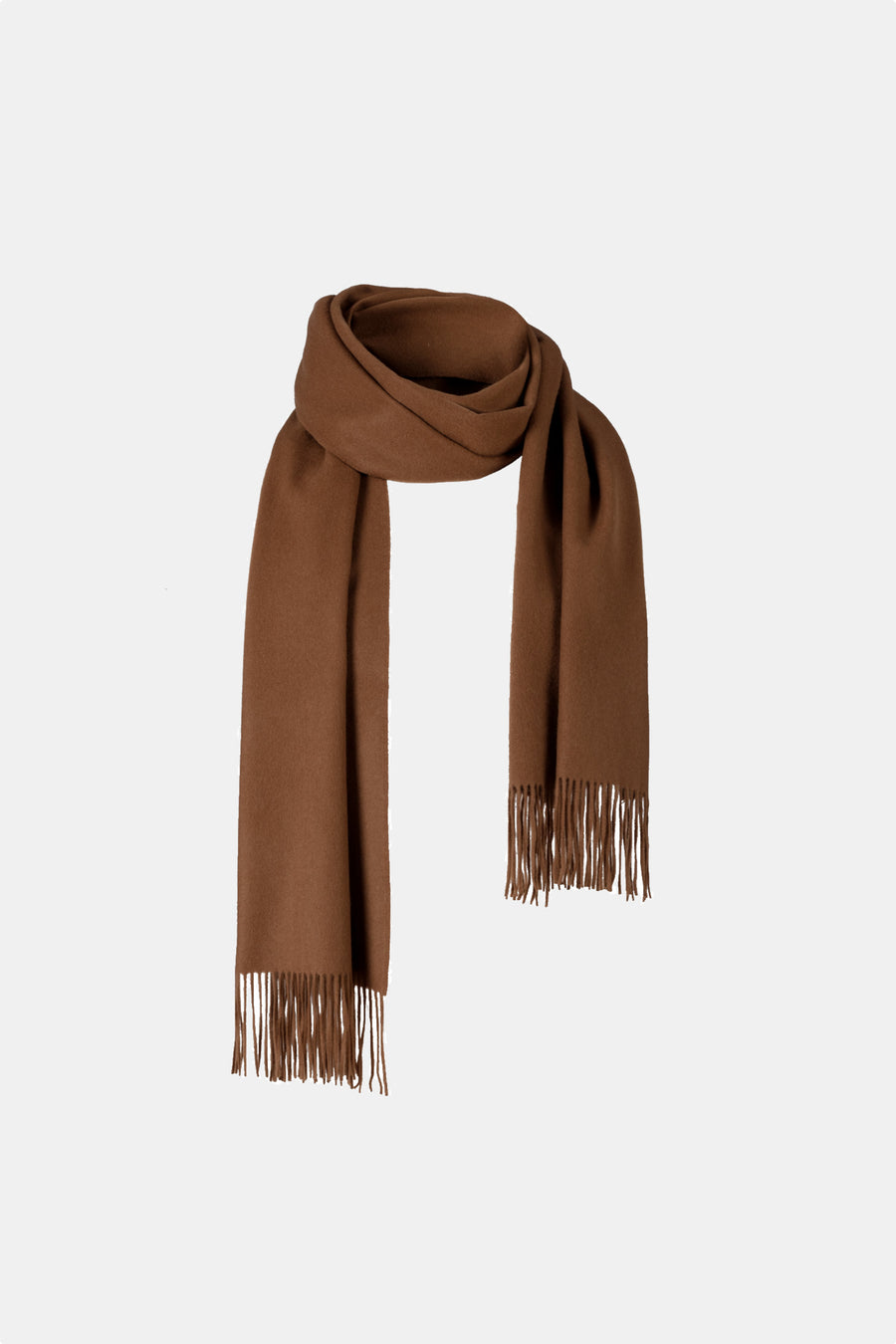 AQVAROSSA Vicuna scarf in camel colour